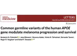Our paper on the impact of APOE germline variants on tumor immunity is out in Nature Medicine